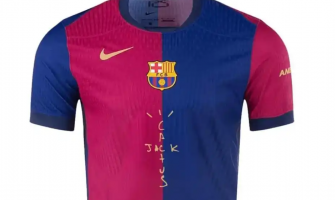 Travis Scott kan bli talsperson for Barcelonas nye fotballdrakt