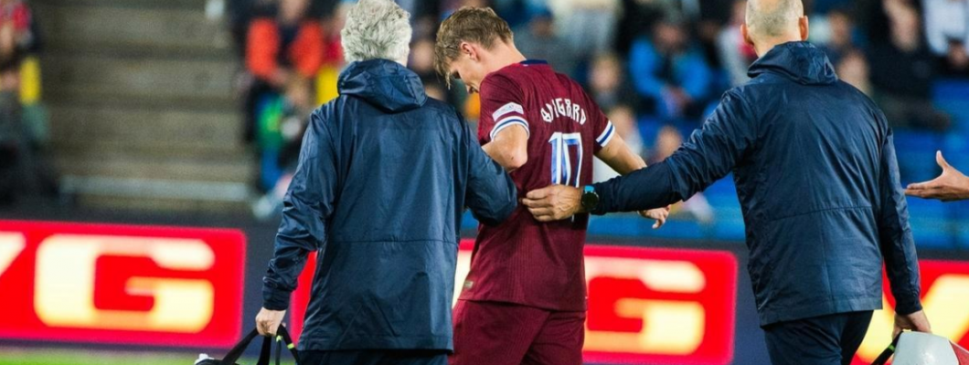 Ødegaard blir ute i tre uker