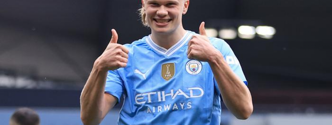 Haaland scoret 4 mål på 54 minutter