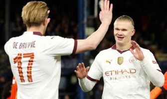 Haaland scoret fem mål da Manchester City  6-2 Luton Town