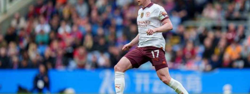 Kevin de Bruyne Manchester Citys 100. mål