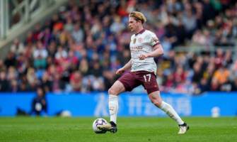 Kevin de Bruyne Manchester Citys 100. mål