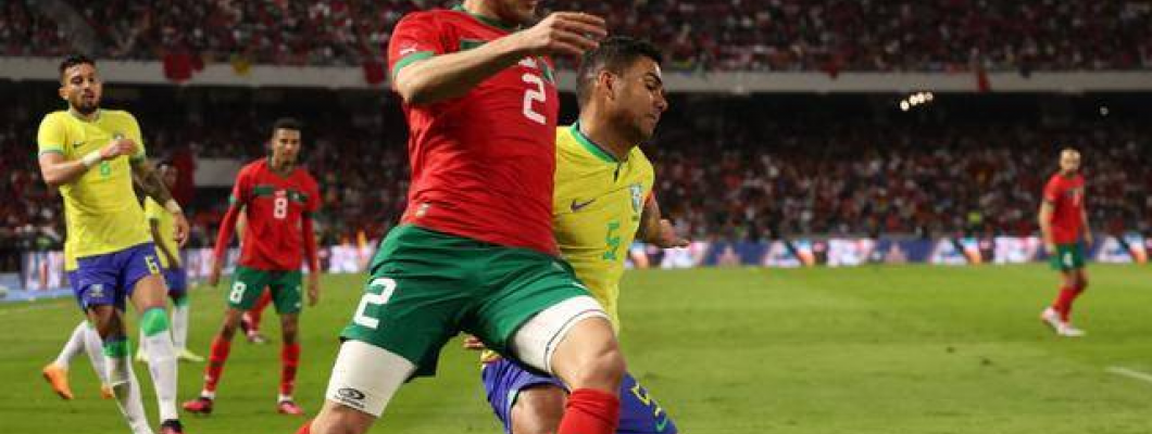 Marokko slo Brasileira 2-1