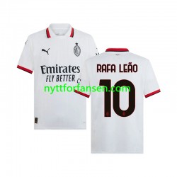 AC Milan Fotballdrakt RAFA LEAO 10 Herre Bortedraktsett 2024-2025 Kortermet