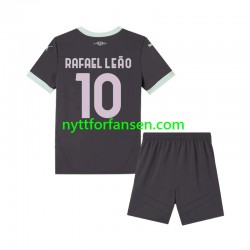 AC Milan Fotballdrakt Rafael Leao 10 Barn Tredjedraktsett 2024-2025 Kortermet