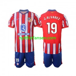 Atlético Madrid Fotballdrakt J.Alvarez 19 Barn Hjemmedraktsett 2024-2025 Kortermet