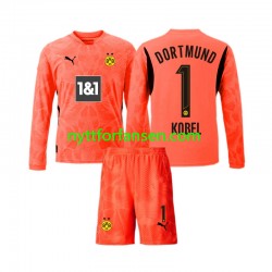 Borussia Dortmund Fotballdrakt Gregor Kobel 1 Keeper Barn Tredjedraktsett 2024-2025 Langermet