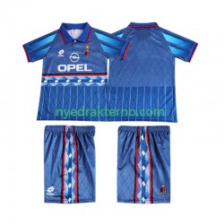AC Milan Fotballdrakt 1995 1996 Retro Barn Bortedraktsett Kortermet