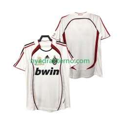 AC Milan Fotballdrakt 2007 Retro Herre Bortedraktsett 2006 Kortermet