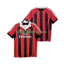 AC Milan Fotballdrakt 2012 2013 Retro Herre Hjemmedraktsett Kortermet