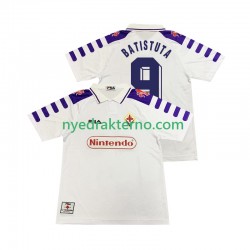Fiorentina Fotballdrakt BASTUTA 9 1998 Retro Herre Bortedraktsett 1999 Kortermet