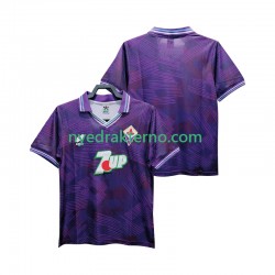 Fiorentina Fotballdrakt 1992 1993 Retro Herre Hjemmedraktsett Kortermet
