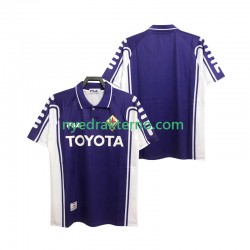 Fiorentina Fotballdrakt 2000 Retro Herre Hjemmedraktsett 1999 Kortermet