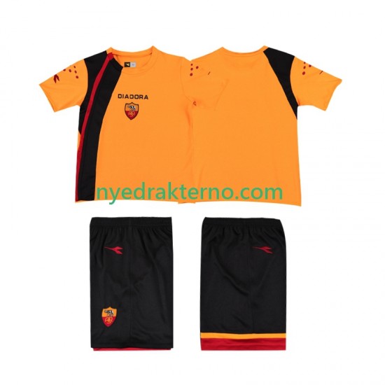 AS Roma Fotballdrakt 2005- Retro Barn Hjemmedraktsett 2006 Kortermet
