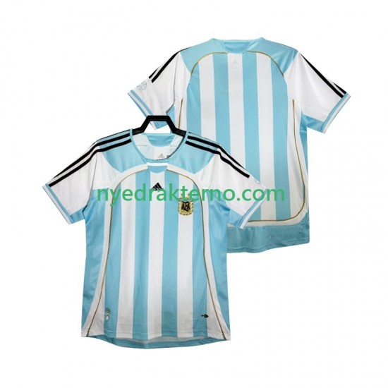 Argentina Fotballdrakt 2014 Retro Herre Hjemmedraktsett Kortermet