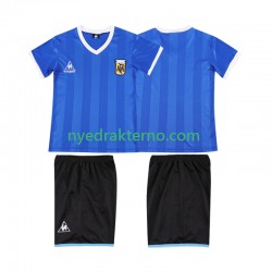 Argentina Fotballdrakt 1986 Retro Barn Bortedraktsett Kortermet