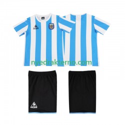 Argentina Fotballdrakt 1986 Retro Barn Hjemmedraktsett Kortermet