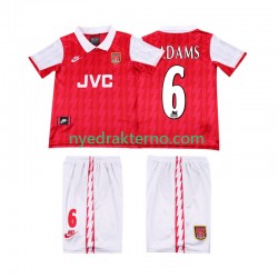 Arsenal Fotballdrakt ADAMS 6 1996 Retro Barn Hjemmedraktsett 1994 Kortermet