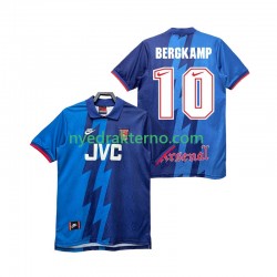 Arsenal Fotballdrakt BERGKAMP 10 1995 1996 Retro Herre Bortedraktsett Kortermet