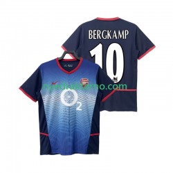 Arsenal Fotballdrakt BERGKAMP 10 2002 Retro Herre Bortedraktsett 2004 Kortermet