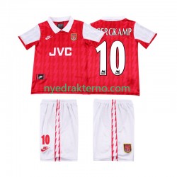Arsenal Fotballdrakt BERGKAMP 10 1996 Retro Barn Hjemmedraktsett 1994 Kortermet