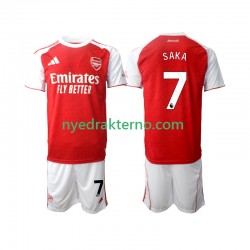 Arsenal Fotballdrakt Bukayo Saka 7 Barn Hjemmedraktsett 2025-2026 Kortermet