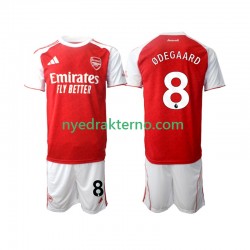 Arsenal Fotballdrakt Martin Odegaard 8 Barn Hjemmedraktsett 2025-2026 Kortermet