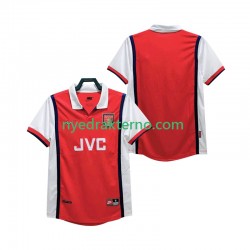 Arsenal Fotballdrakt 1998 Retro Herre Hjemmedraktsett 1999 Kortermet
