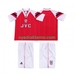 Arsenal Fotballdrakt 1992 Retro Barn Hjemmedraktsett 1994 Kortermet