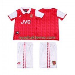 Arsenal Fotballdrakt 1996 Retro Barn Hjemmedraktsett 1994 Kortermet