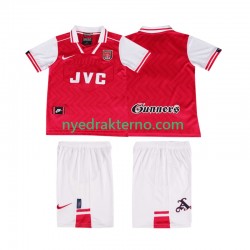 Arsenal Fotballdrakt 1996 1997 Retro Barn Hjemmedraktsett Kortermet