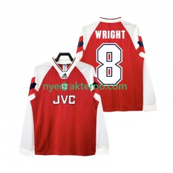 Arsenal Fotballdrakt WRIGHT 8 192 Retro Herre Hjemmedraktsett 1994 Langermet