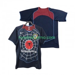 Atlético Madrid Fotballdrakt 2005 Retro Herre Bortedraktsett 2004 Kortermet