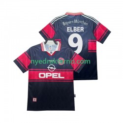FC Bayern München Fotballdrakt Elber 9 1997 Retro Herre Hjemmedraktsett 1999 Kortermet