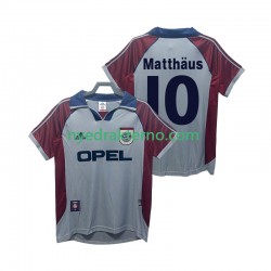 FC Bayern München Fotballdrakt Matthas 10 1997 Retro Herre Tredjedraktsett 1999 Kortermet