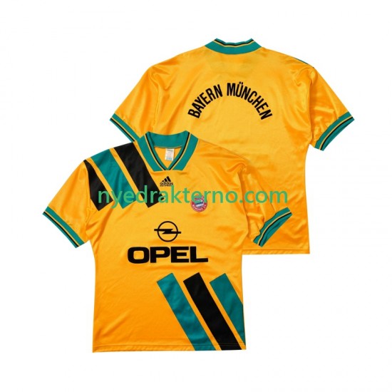 FC Bayern München Fotballdrakt 1993 1996 Retro Herre Bortedraktsett Kortermet