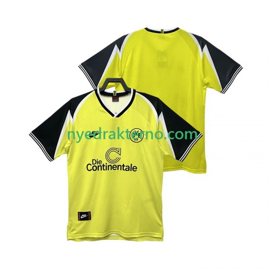 Borussia Dortmund Fotballdrakt 1995 1996 Retro Herre Hjemmedraktsett Kortermet