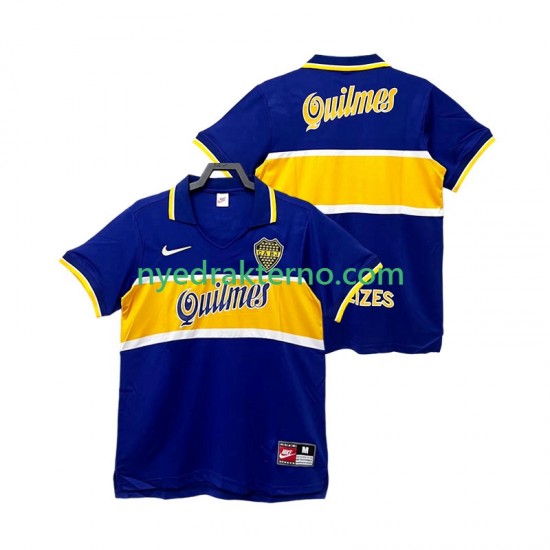 CA Boca Juniors Fotballdrakt 1997 1998 Retro Herre Hjemmedraktsett Kortermet