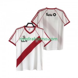 CA River Plate Fotballdrakt 1986 Retro Herre Hjemmedraktsett Kortermet