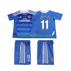 Chelsea Fotballdrakt DROGBA 11 2012 Retro Barn Hjemmedraktsett 2011 Kortermet