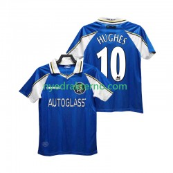 Chelsea Fotballdrakt HUGHES 10 1997 Retro Herre Hjemmedraktsett 1999 Kortermet