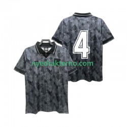 England Fotballdrakt 4 1990 Retro Herre Bortedraktsett Kortermet