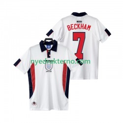 England Fotballdrakt BECKHAM 7 1998 Retro Herre Hjemmedraktsett Kortermet
