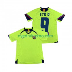 FC Barcelona Fotballdrakt ETOO 9 2005 Retro Herre Bortedraktsett 2006 Kortermet