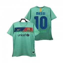 FC Barcelona Fotballdrakt Lionel Messi 10 Retro Herre Bortedraktsett 2011 2010 Kortermet