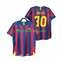 FC Barcelona Fotballdrakt Lionel Messi 30 2005 Retro Herre Hjemmedraktsett 2006 Kortermet