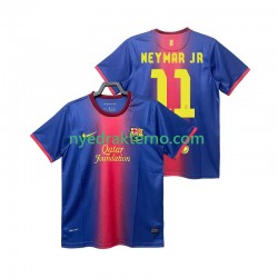 FC Barcelona Fotballdrakt Neymar JR 11 2012 2013 Retro Herre Hjemmedraktsett Kortermet