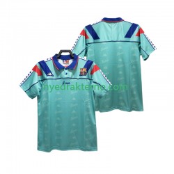 FC Barcelona Fotballdrakt 1992 1995 Retro Herre Bortedraktsett Kortermet