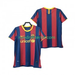 FC Barcelona Fotballdrakt Retro Herre Hjemmedraktsett 2011 2010 Kortermet