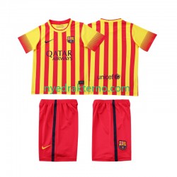 FC Barcelona Fotballdrakt 2013 2014 Retro Barn Bortedraktsett Kortermet